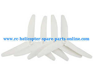 Syma x5u x5uw x5uc quadcopter spare parts upgrade Three leaf shape blades (White) - Click Image to Close