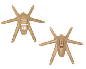 MJX X601H RC quadcopter spare parts upper and lower cover (Gold) - Click Image to Close