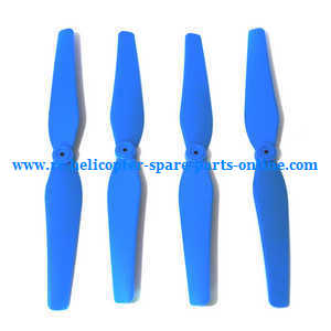 syma x8c x8w x8g x8hc x8hw x8hg quadcopter spare parts main blades propellers (blue)