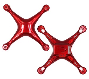 syma x8c x8w x8g x8hc x8hw x8hg quadcopter spare parts upper and cover (red) - Click Image to Close