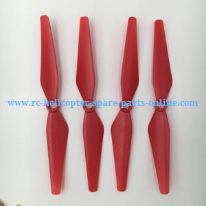 Syma X8PRO GPS RC quadcopter spare parts main blades (Red) - Click Image to Close