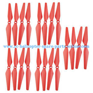 Syma X8PRO GPS RC quadcopter spare parts main blades (Red) 5sets - Click Image to Close
