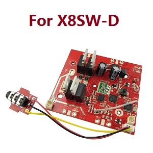 Syma X8SW X8SC X8SW-D RC quadcopter spare parts PCB board (For X8SW-D) - Click Image to Close