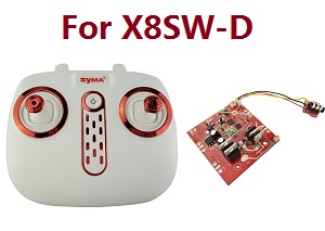 Syma X8SW X8SC X8SW-D RC quadcopter spare parts transmitter + PCB board (For X8SW-D) - Click Image to Close