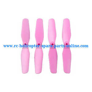 Syma x9 x9s RC fly car quadcopter spare parts main blades (Pink) - Click Image to Close