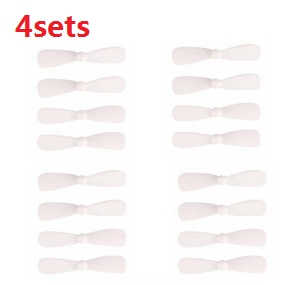 MJX X909T RC quadcopter spare parts main blades (White 4sets) - Click Image to Close