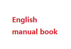 MJX X909T RC quadcopter spare parts English manual book