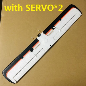 XK A600 RC Airplanes Helicopter spare parts front wing with 2*SERVO