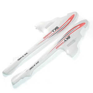 XK A700 RC Airplanes Helicopter spare parts body cover set (Red-White) - Click Image to Close