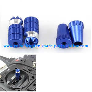 XK K100 RC helicopter spare parts controller lever (Blue)
