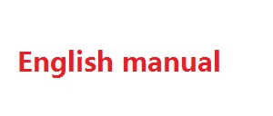 XK K100 RC helicopter spare parts english manual instruction book