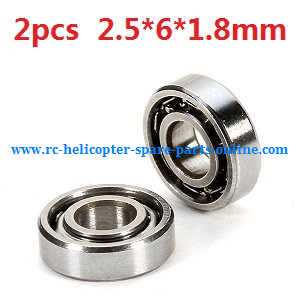 XK K110 K110S Wltoys WL RC helicopter spare parts bearing (2.5*6*1.8mm 2pcs) XK K110 K110S Wltoys WL RC helicopter spare parts bearing (2.5*6*1.8mm 2pcs)