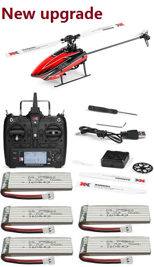XK K110S helicopter with 5 battery RTF