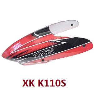 XK K110 K110S Wltoys WL RC helicopter spare parts head cover (Original Red)