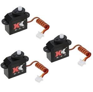 XK K120 RC helicopter spare parts SERVO 3pcs - Click Image to Close