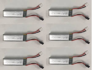 XK K130 RC helicopter spare parts 7.4V 600mAh battery 6pcs
