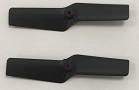 XK K130 RC helicopter spare parts tail blade (Black 2pcs) - Click Image to Close