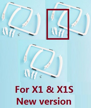 Wltoys XK X1 X1S drone RC Quadcopter spare parts undercarriage 3sets - Click Image to Close