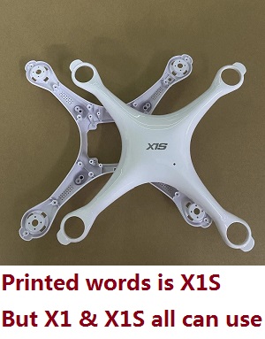 Wltoys XK X1 X1S drone RC Quadcopter spare parts upper and lower cover with landing skids - Click Image to Close