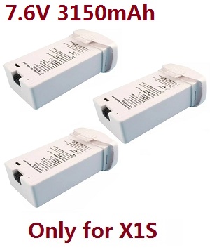 Wltoys XK X1S RC Quadcopter spare parts battery 7.6V 3150mAh 3pcs (Only for X1S)