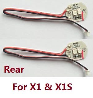 Wltoys XK X1 X1S drone RC Quadcopter spare parts LED board (Rear 3P 125mm) - Click Image to Close
