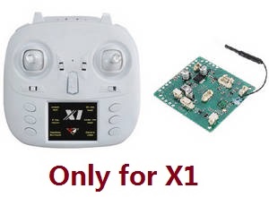 Wltoys XK X1 RC Quadcopter spare parts PCB board + Transmitter (Only for X1) - Click Image to Close