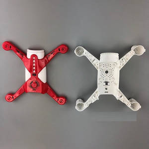 XK X150 X150-B X150-W RC Quadcopter spare parts upper and lower cover (Red) - Click Image to Close