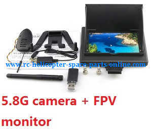 XK X251 quadcopter spare parts 5.8G camera + FPV monitor