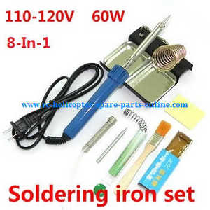 XK X350 quadcopter spare parts 8-In-1 Voltage 110-120V 60W soldering iron set