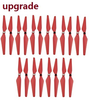 XK X350 quadcopter spare parts upgrade main blades (Red) 5 sets - Click Image to Close