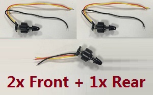 Wltoys XK X450 RC Airplanes Helicopter spare parts brushless motors set (2x Front + 1x Rear)