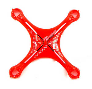 Attop toys YD-829 YD-829C RC quadcopter drone spare parts upper cover (Red) - Click Image to Close