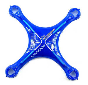 Attop toys YD-829 YD-829C RC quadcopter drone spare parts upper cover (Blue) - Click Image to Close