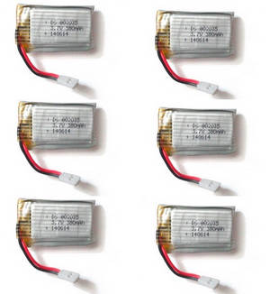 Attop toys YD-829 YD-829C RC quadcopter drone spare parts 3.7V 380mAh battery 6pcs