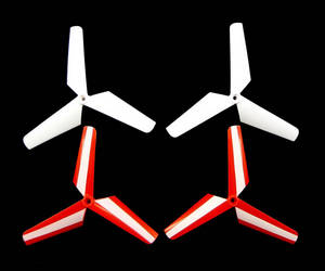 Attop toys YD-829 YD-829C RC quadcopter drone spare parts main blades (White-Red)