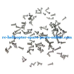 Attop toys Snow leopard YD-611 Black Fox YD-612 RC helicopter spare parts screws set