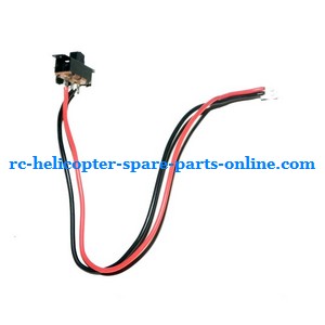 Attop toys Snow leopard YD-611 Black Fox YD-612 RC helicopter spare parts on/off switch wire