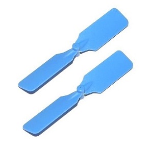 Attop toys Defender YD-911 YD-911C RC helicopter spare parts tail blade 2pcs Blue - Click Image to Close