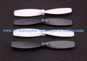 Yi Zhan X4 RC Quadcopter spare parts main blades (Black-White) - Click Image to Close