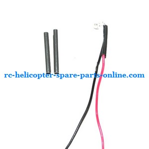 ZHENGRUN Model ZR Z008 RC helicopter spare parts LED light + small aluminum pipe - Click Image to Close