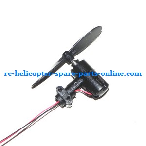 ZHENGRUN Model ZR Z008 RC helicopter spare parts tail blade + tail motor deck + tail motor (set) - Click Image to Close