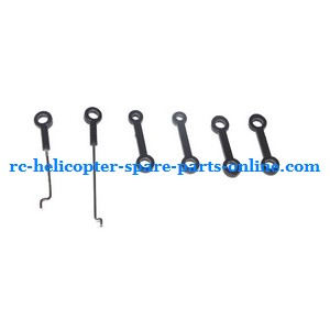 ZHENGRUN ZR Model Z101 helicopter spare parts connect buckle set 6pcs - Click Image to Close