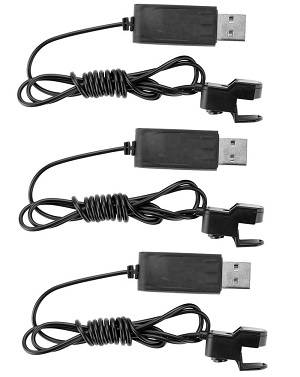 Syma Z3 RC quadcopter spare parts USB charger wire 3pcs - Click Image to Close