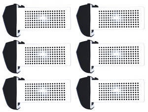 Syma X30 Z6 RC drone spare parts 7.6V 1700mAh battery Black-White 6pcs Syma X30 Z6 RC drone spare parts 7.6V 1700mAh battery Black-White 6pcs