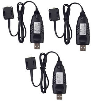 Syma X30 Z6 RC drone spare parts USB charger wire 3pcs - Click Image to Close