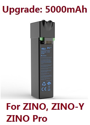 Hubsan H117S ZINO,ZINO-Y,ZINO Pro,ZINO Pro + Plus RC Drone Quadcopter spare parts upgrade battery 11.4V 5000mAh (for ZINO, ZINO-Y, ZINO Pro) - Click Image to Close