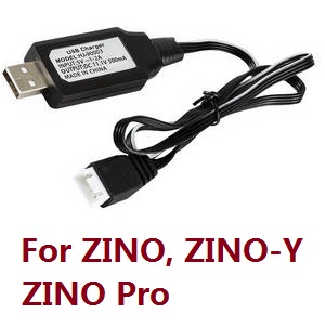 Hubsan H117S ZINO,ZINO-Y,ZINO Pro,ZINO Pro + Plus RC Drone Quadcopter spare parts USB charger wire 11.1V (For ZINO, ZINO-Y, ZINO Pro) - Click Image to Close