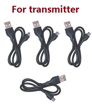 Hubsan ZINO 2+ plus RC drone spare parts USB charger wire for the transmitter 4pcs