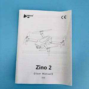 Hubsan ZINO 2+ plus RC drone spare parts English manual book