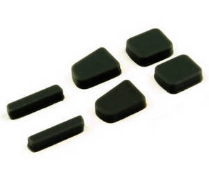 Hubsan ZINO 2 RC Drone spare parts rubber feet - Click Image to Close